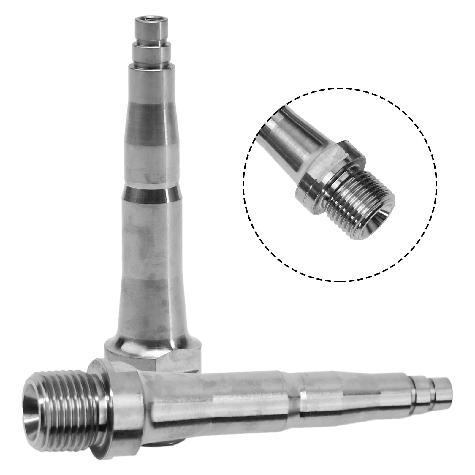 Ultralight Pedal Spindle TC4 Alloy Spindle Long Service Life For SpeedPlay