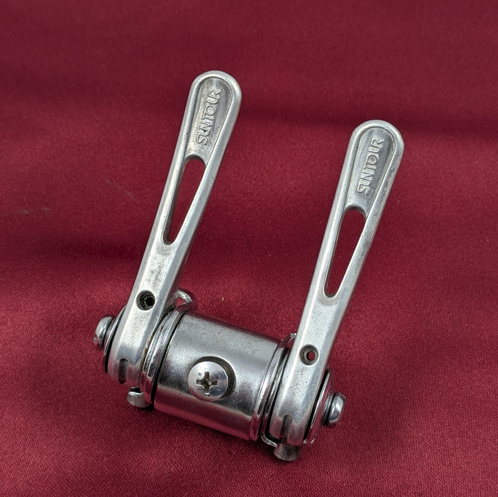 Vintage Suntour Stem Shifter Set Friction Japan Road 22.2mm USA Shipping S82
