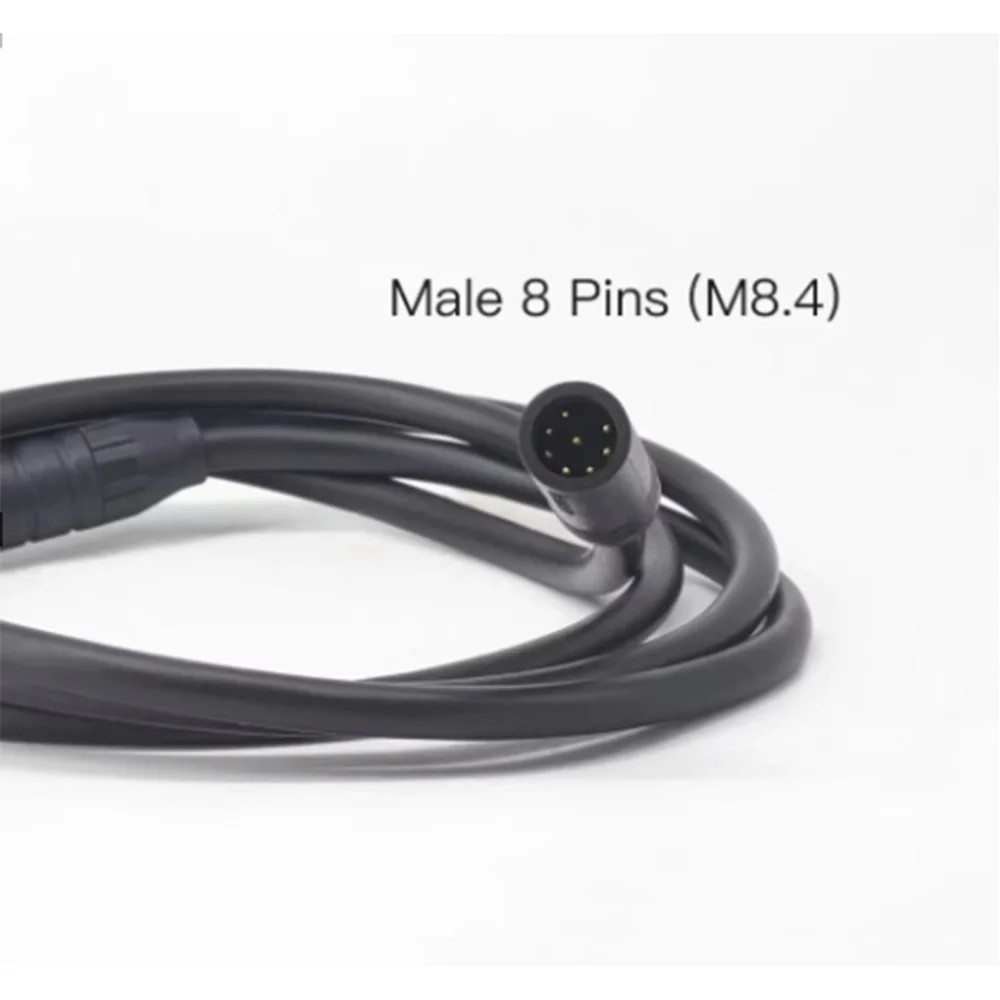 1T4 Waterproof Extension Cable 120cm for Bafang BBS01 BBS02 BBSHD Mid Motor