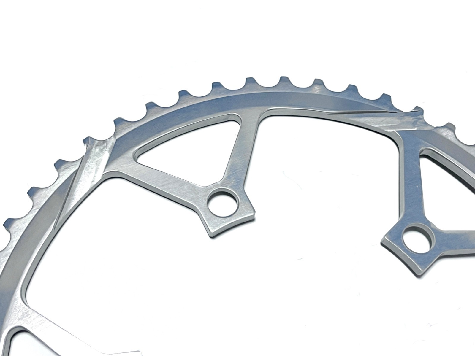 NOS KOOKA 50T 110BCD Chainring — 1990s USA CNC Alloy, Mint Silver