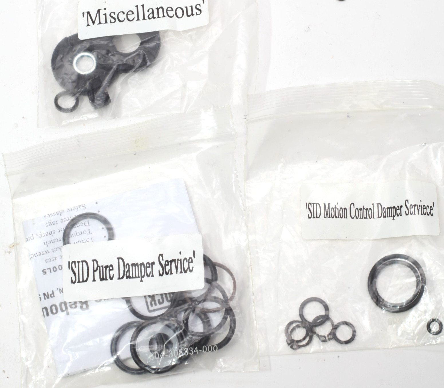 RockShox Fork Service Kit for 28mm SID (2000-2008) Dual Air (missing parts)