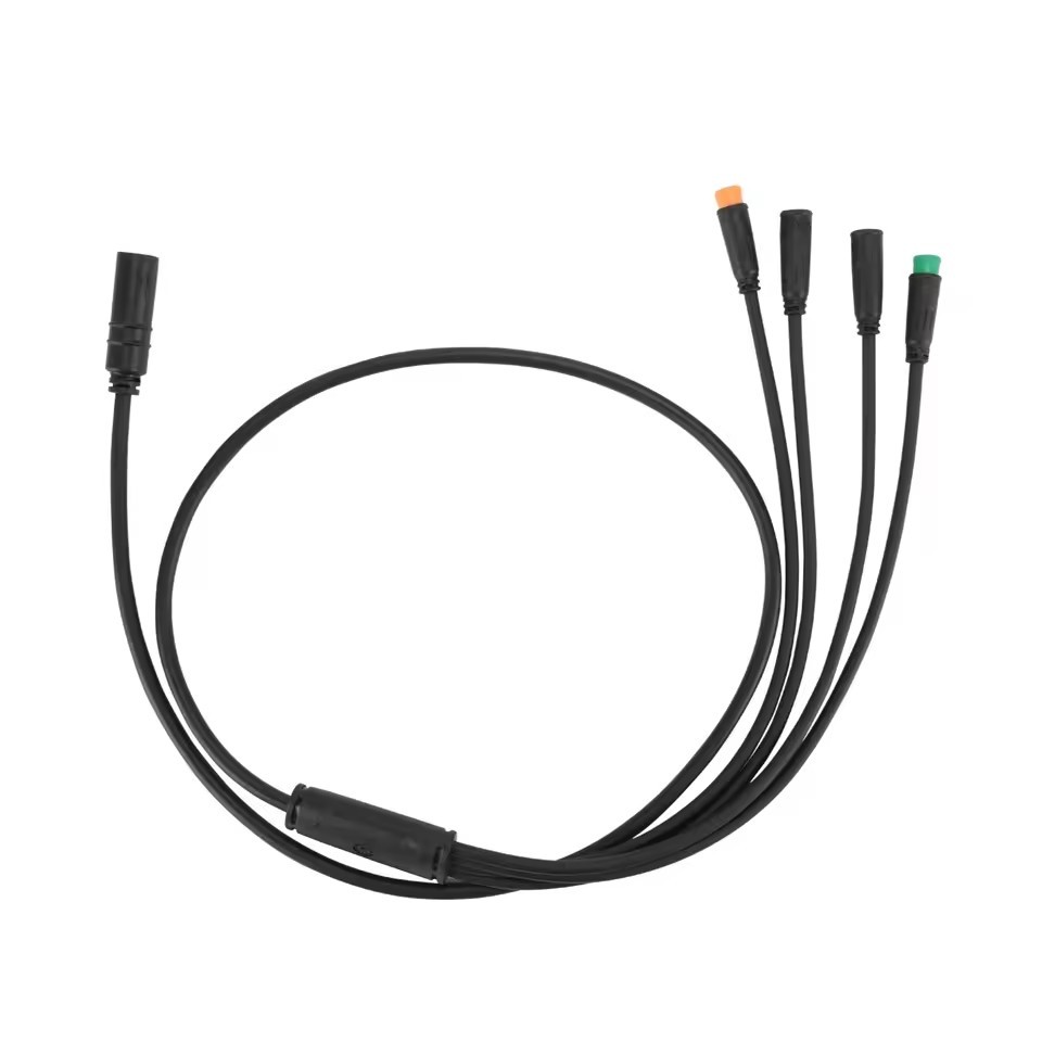 1T4 Waterproof Extension Cable 120cm for Bafang BBS01 BBS02 BBSHD Mid Motor