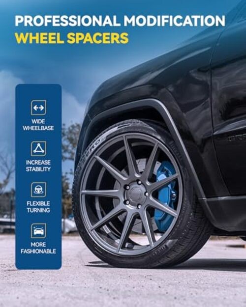 6×5.5 2″ Lugs Fit for 6×5.5 -108mm -M14x1.5 -2″ thick -4pcs 1 Wheel Spacer