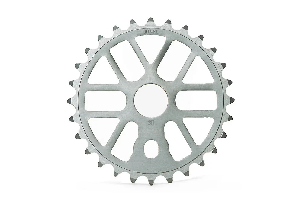 THEORY VERIFY BMX SPROCKET – 28T – CHAINRING – SILVER