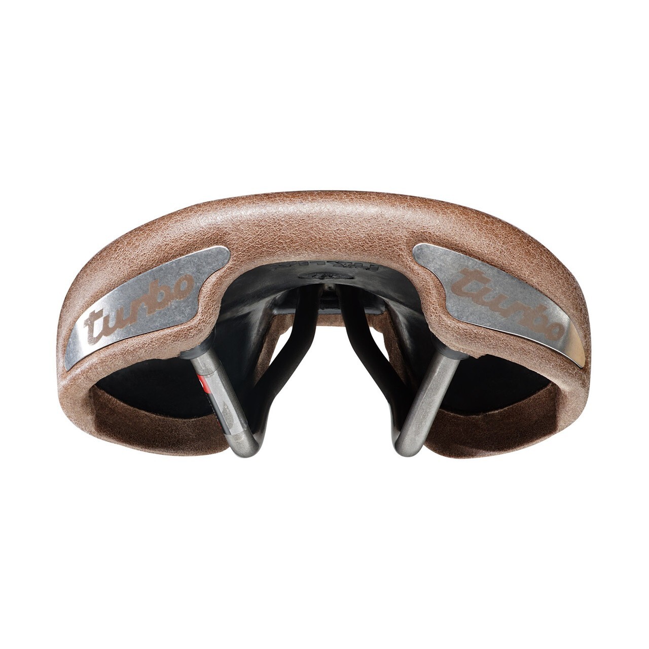 Selle Italia saddle TURBO BULLIT classic brown leather L1 146 275 mm FEC rails