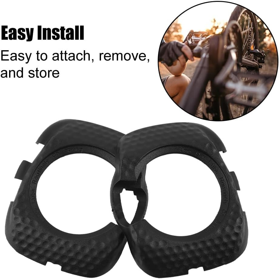 Bike Cleats Bicycle Pedal Cover, 1 Pair Cleat Cover Quick Release Pedal Clip, Cy