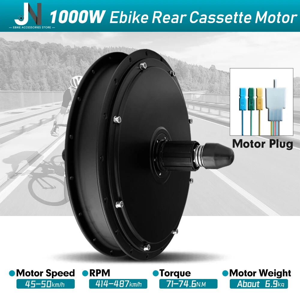 48V 1000W 1500W Brushless Front Rear Hub Motor Wheel for Ebike Conversion Kit