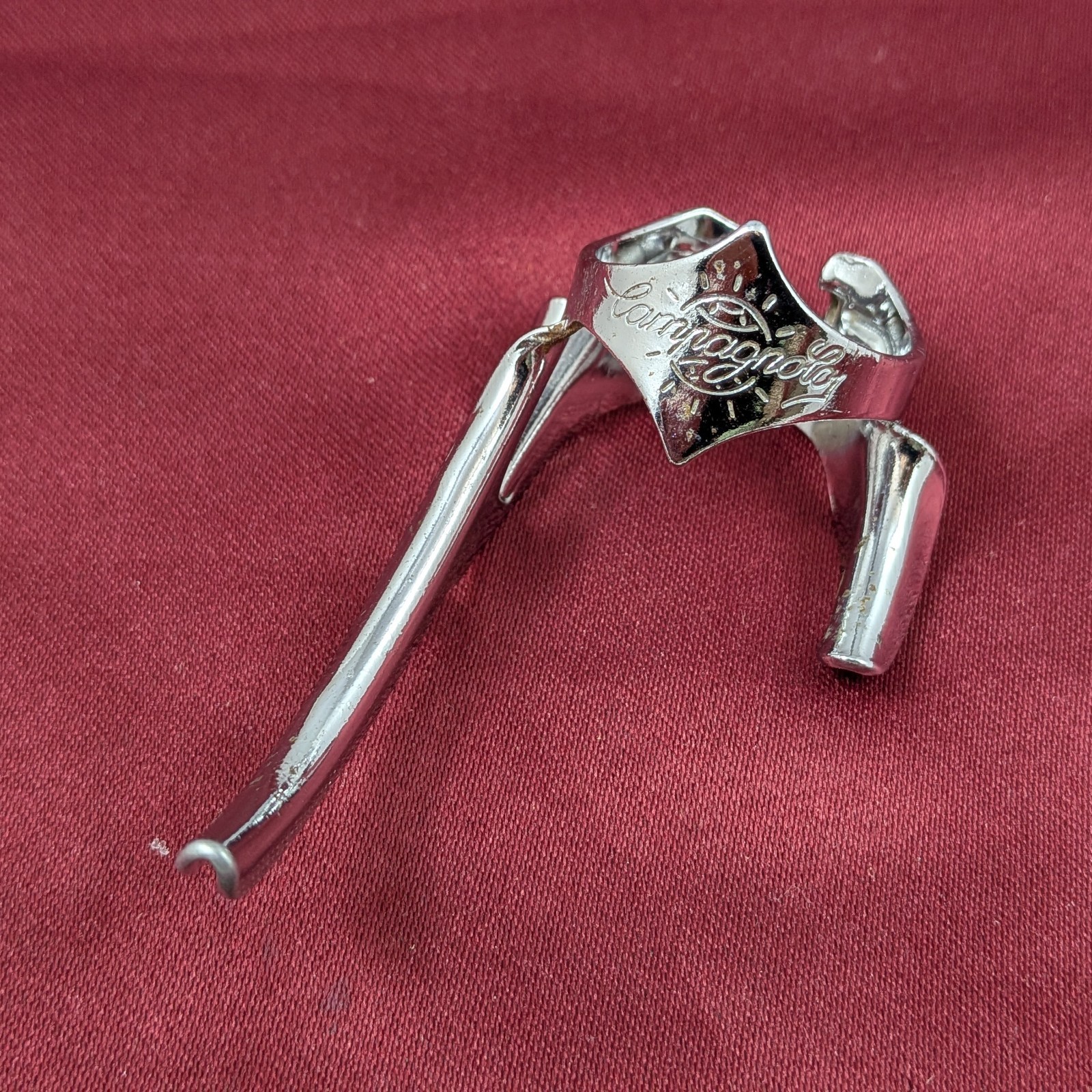 Campagnolo Double Down Tube F/R Shifter Cable Guide Chrome 28.6 NOS S91