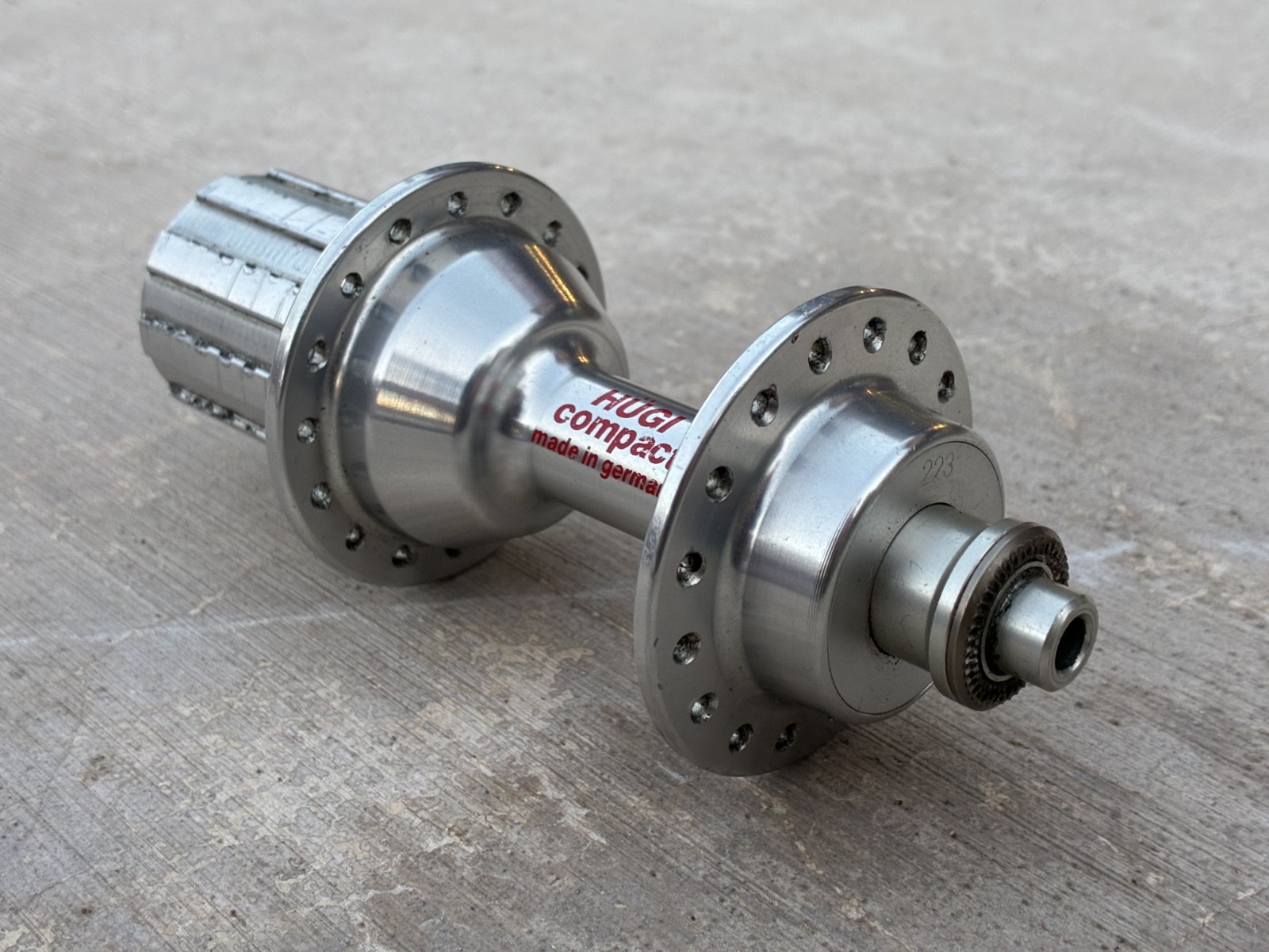 Hugi Compact QR Rear Hub | 32-hole / 130 OLD / EXC / Made in Germany