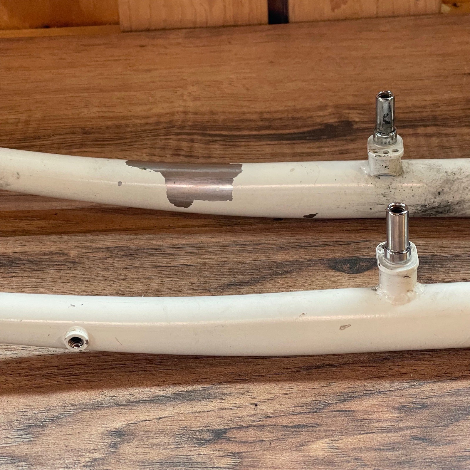 Tange 700C Lugged Cyclocross Gravel Fork 1 1/8 Threadless 232mm 395 Axle/Crown