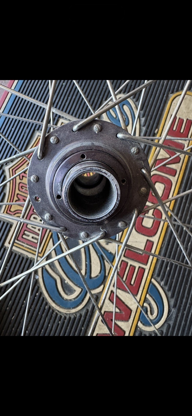 Vintage Intense Hadley Front Hub Black Mountain Bike Downhill 26″ DH USA