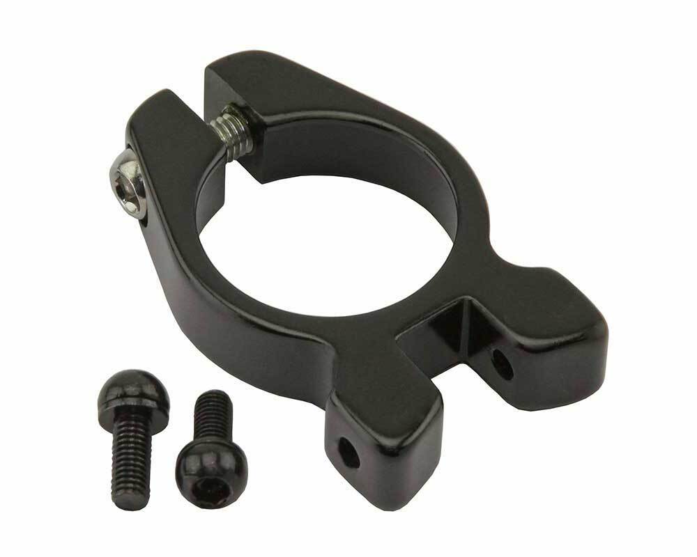 ALLOY SEATPOST CLAMP REAR RACK MOUNT 34.9 MM IN BLACK.BIKE PARTS.