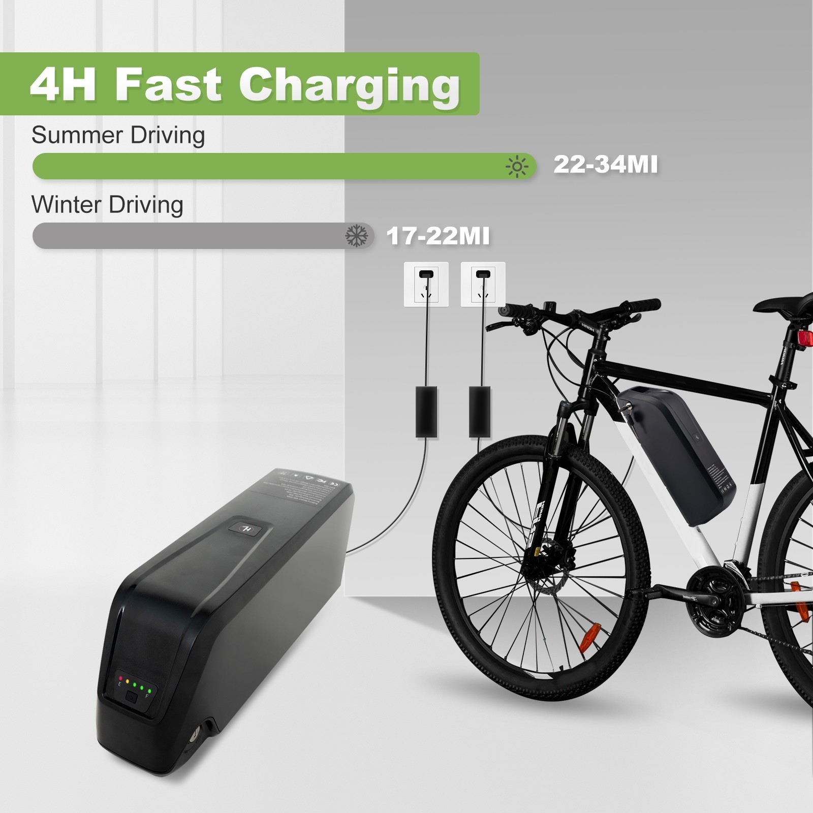 Hailong 48V 20Ah Battery for 200W-1500W Motor BMS 48V Ebike Lithium Battery
