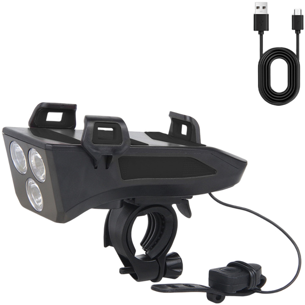 Bicycle Light 130dB Sound Alerts Compatible With 4-6.3 Inch Phones For Cycling