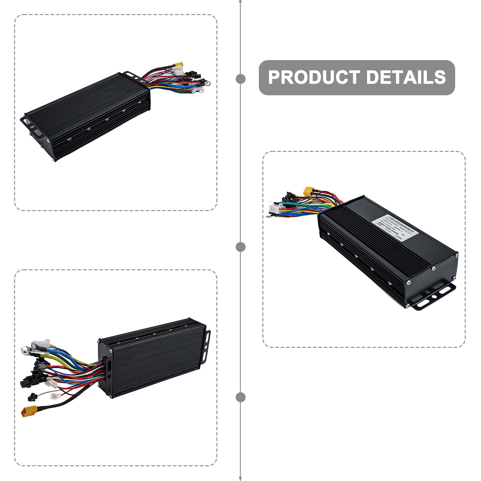 E-bike 36V 48V 52V 40A Sine Wave 3-Mode Controller 1500W/2000W with