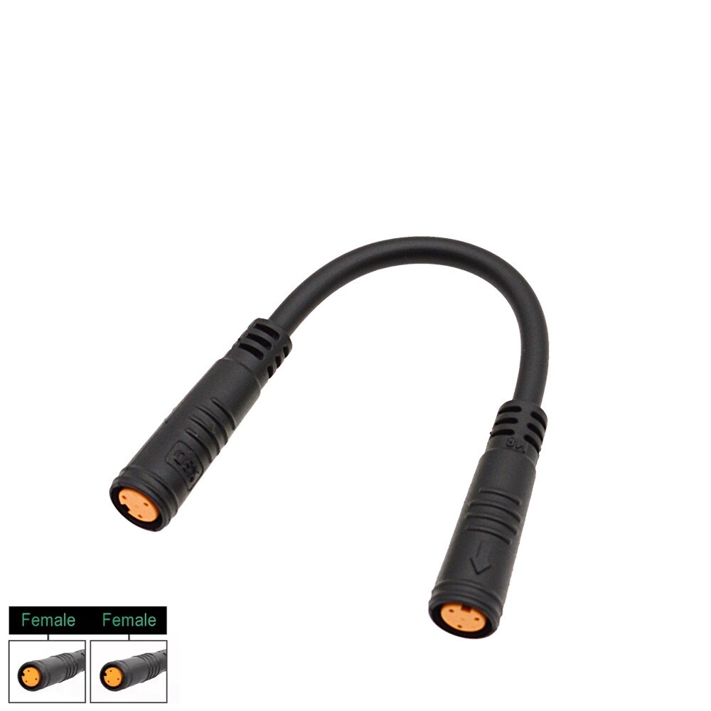 EBike Thumb Throttle Extension Cable 3Pin Conversion Female Male Connector Cable