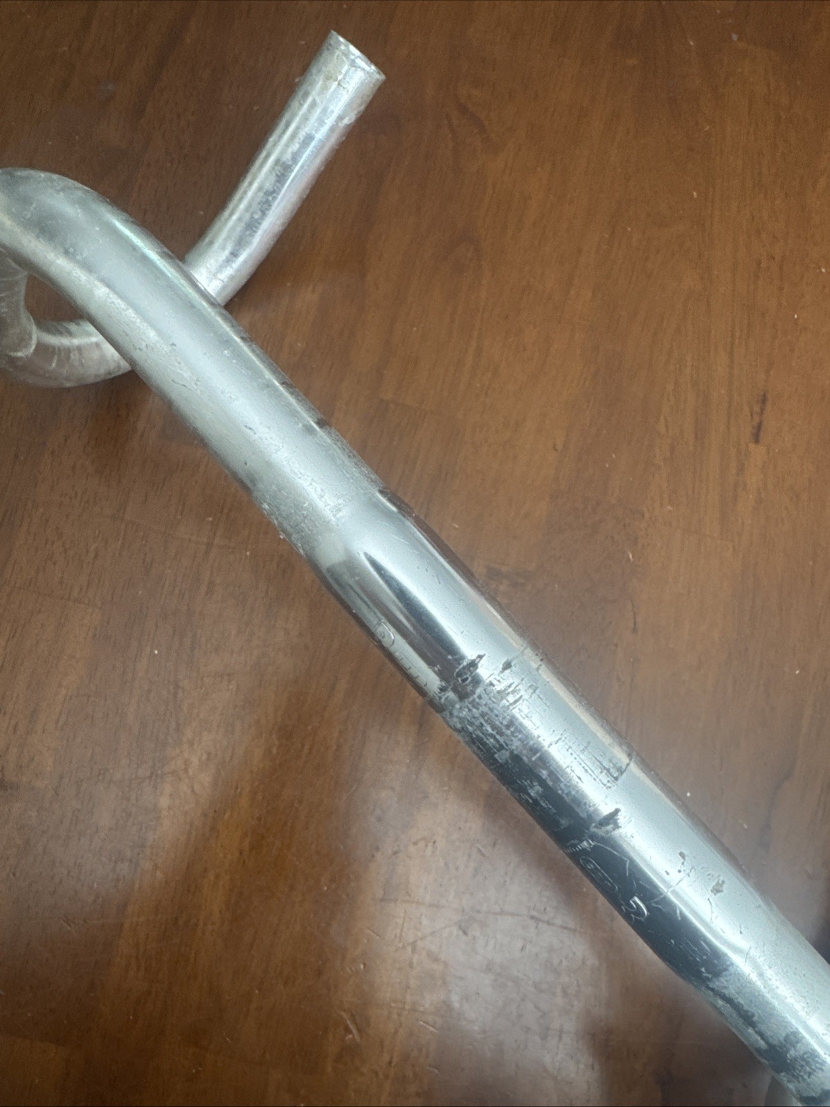 Vintage 3ttt Road Bicycle Handlebar 26.0 / 39cm Silver Olympic