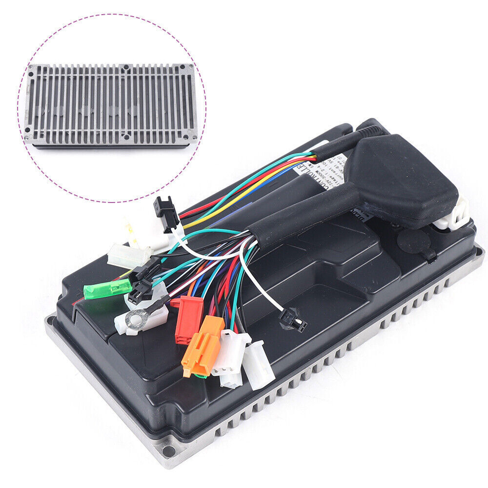 3000W 80A Controller For Electric Bicycle Sine Wave Controller 60V-72V Black