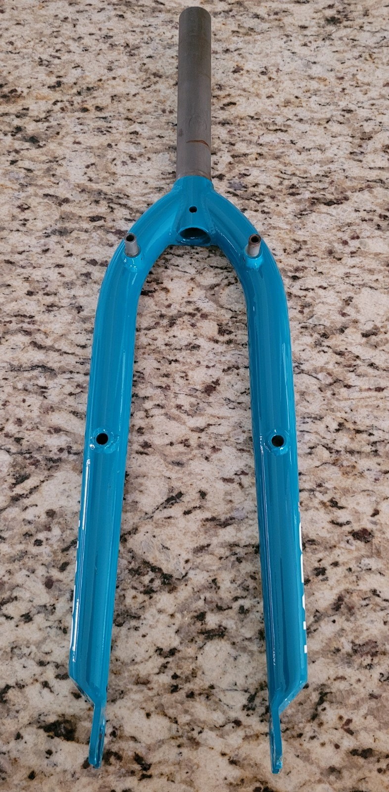 Haro Lineage Team Master 26″ Fork Turquoise With 990 & Folding Peg Mounts 1-1/8″