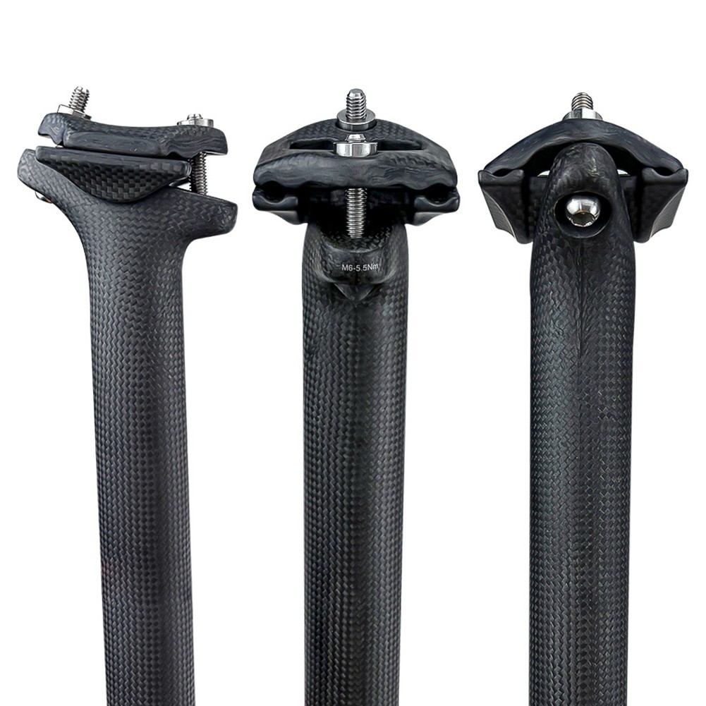 Carbon Fiber Bike Seatpost Lightweight 370mm 27 2mm 30 8mm 31 6mm for MTB