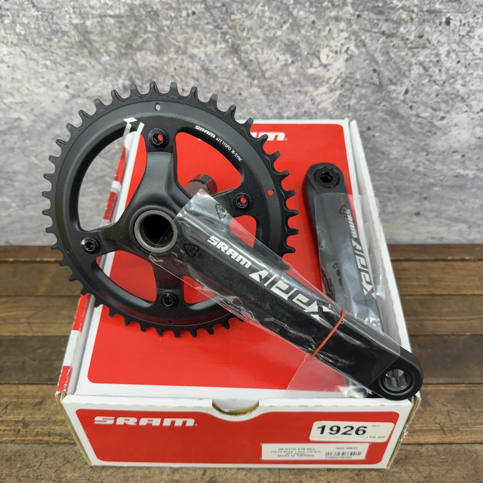 SRAM Apex 1 GXP Crank Set 175 Mm 42T X-SYNC 11spd Road Gravel Cyclocross Bike