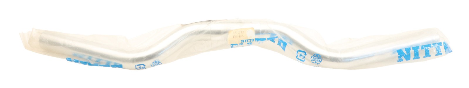 Nitto B211F Urban Riser Handlebar Silver 25.4mm Clamp x 48cm Width NOS NEW