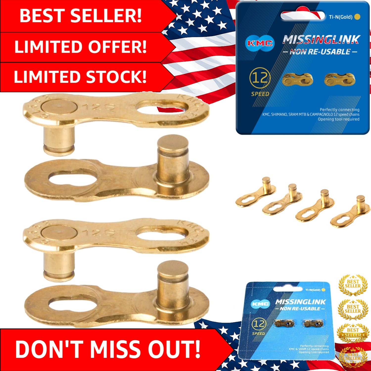 Unisex Adult Missing Links 12NR Gold Missing Links 12nr – Gold,.
