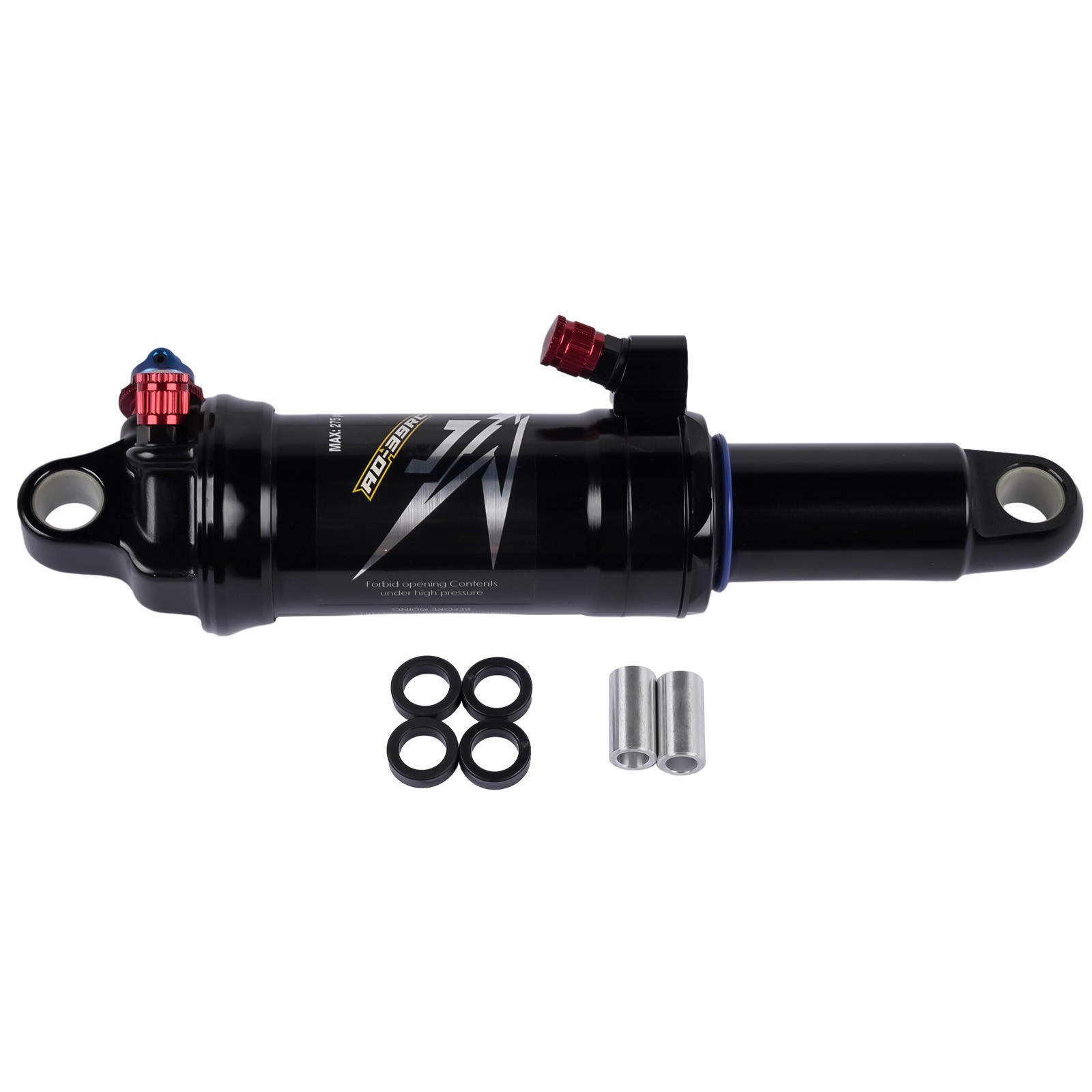 Mountain Bike Bicycle Air Suspension Rear Shock 165/190/200mm w/ 3-Step Lockout