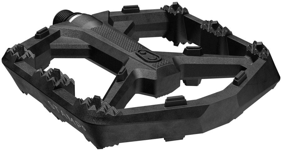 Crankbrothers Stamp 0 Pedals – Platform, Composite, 9/16″, Black, Large