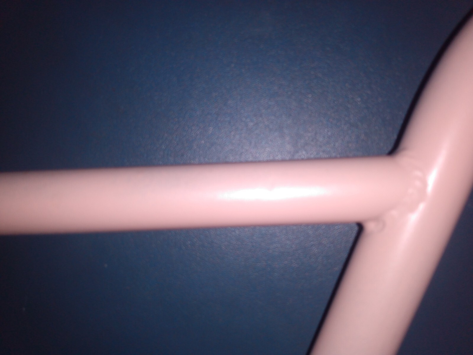 Kink Curb BMX Handlebars Hiten Steel.Painted Pink Sand