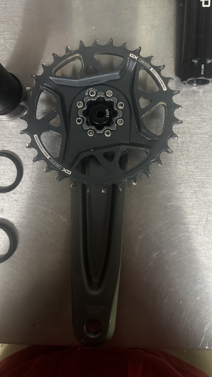 SRAM GX Eagle DUB WIDE Bike Crankset – 12 Speed Transmission 175 mm Crank – Used