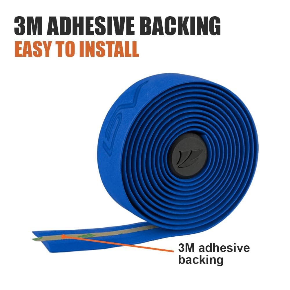 EVA Road Bike Handlebar Tapes, Bicycle Bar Tape, Cycling Handle Wraps – 2 Rol…