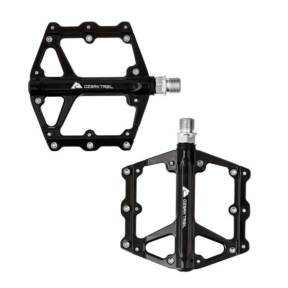 Ozark Trail Aluminum Alloy Bike Pedals Anti-Slip MTB Road Hybrid Black
