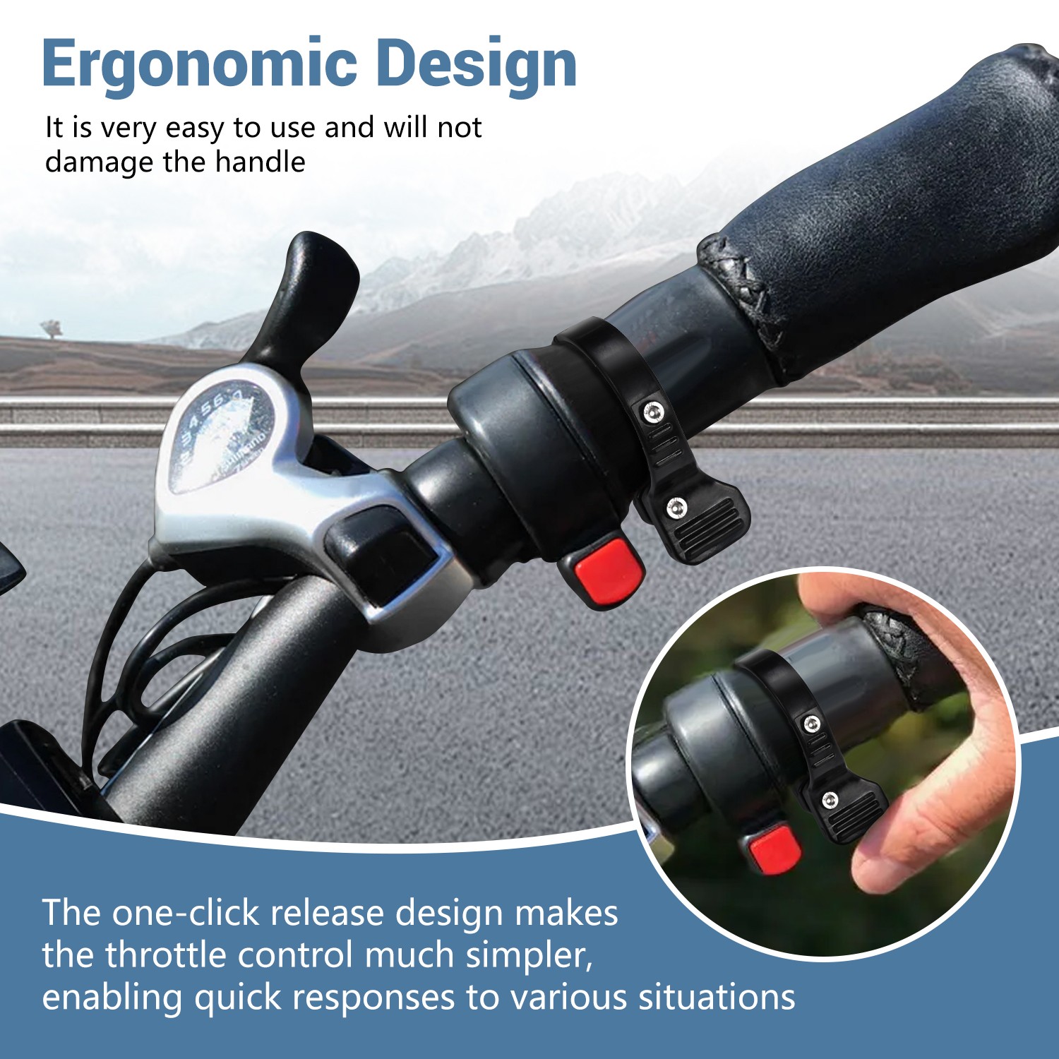 Ebike-Thumb Throttle Adapter For Rad for Magicycle,for Ecotric Electric Bike CAO