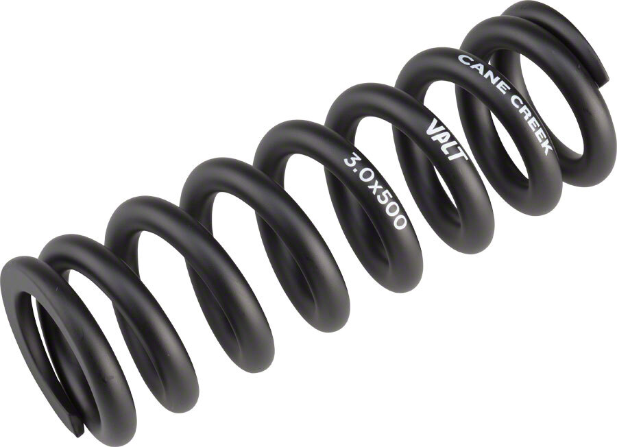 Cane Creek VALT Lightweight Steel Spring for Coil Shock, 3.00″/76mm x 500lbs,