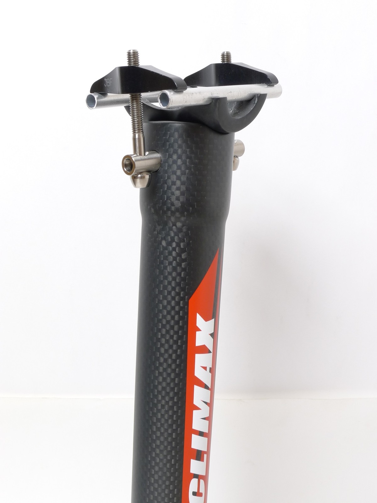 mr-ride 145g,34.9x350mm Climax SP02C 3K MATT carbon Seatpost Ti bolt bike Black