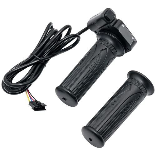 36V Electric Bike Throttle, 6-Pin Twist Grip with Cruise Control, Compatible