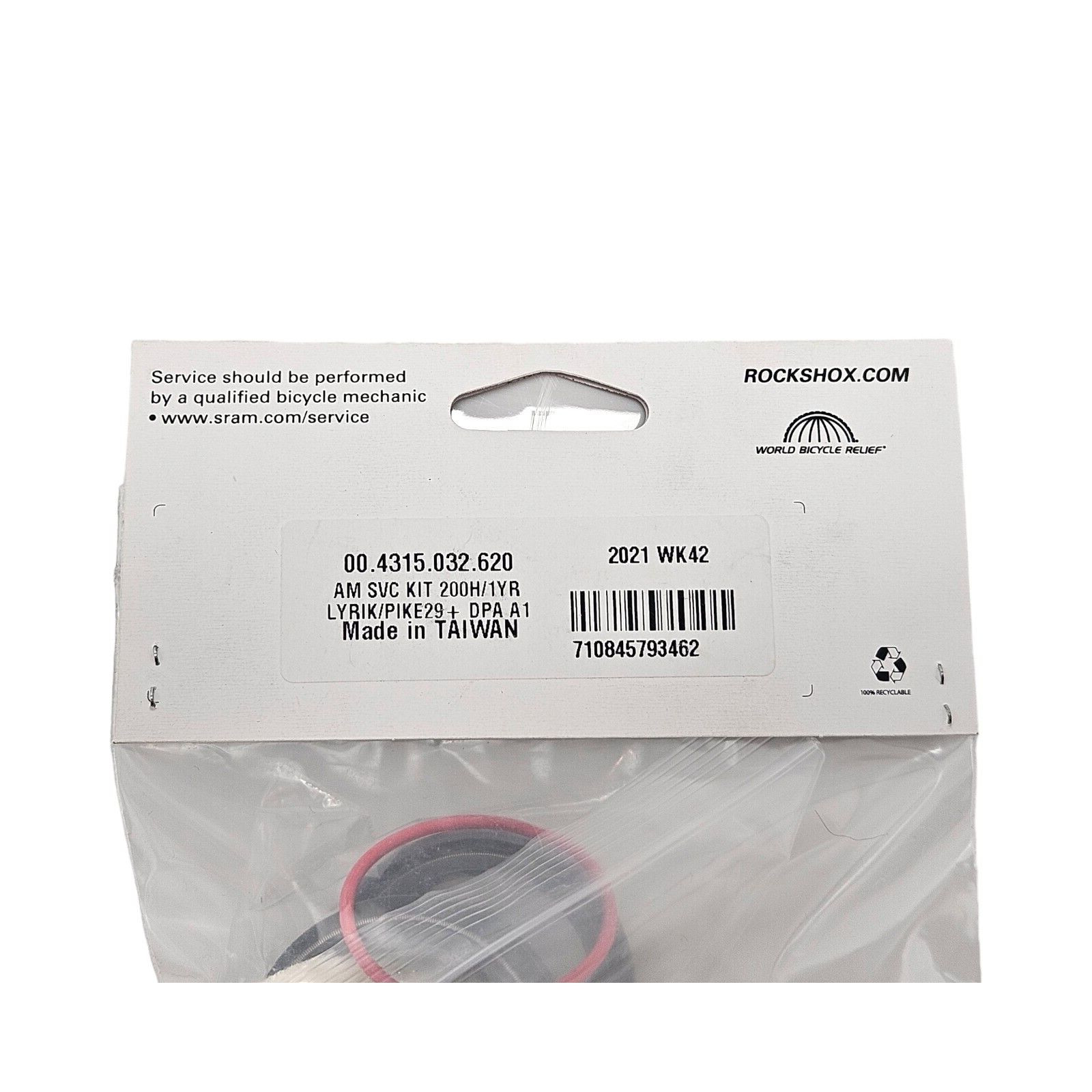 RockShox 200 Hour/1 year Fork Service Kit Lyrik/Pike 29+ Dual Position Air A1