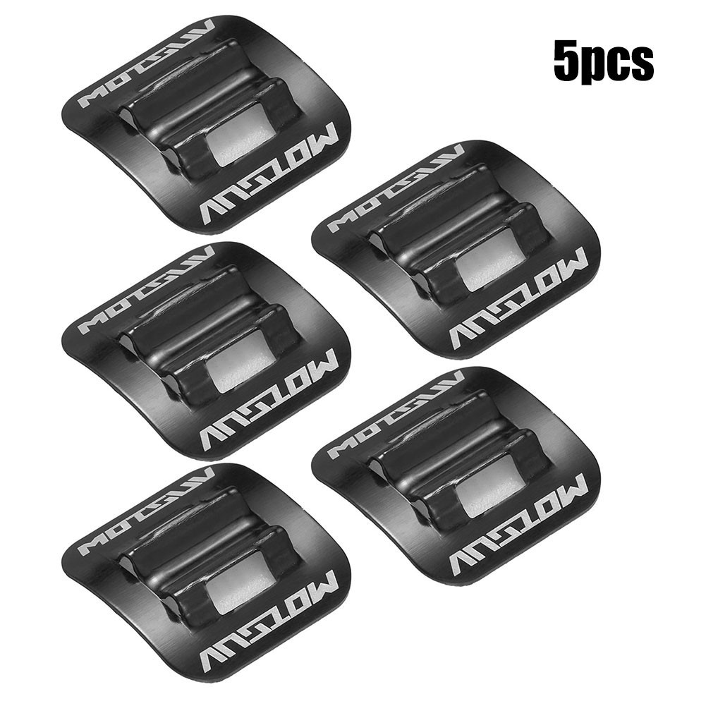 Guide Tubing Fixed Clamp C Clips Aluminum Alloy + Plastic Brake Cable 5 Pcs/ Set