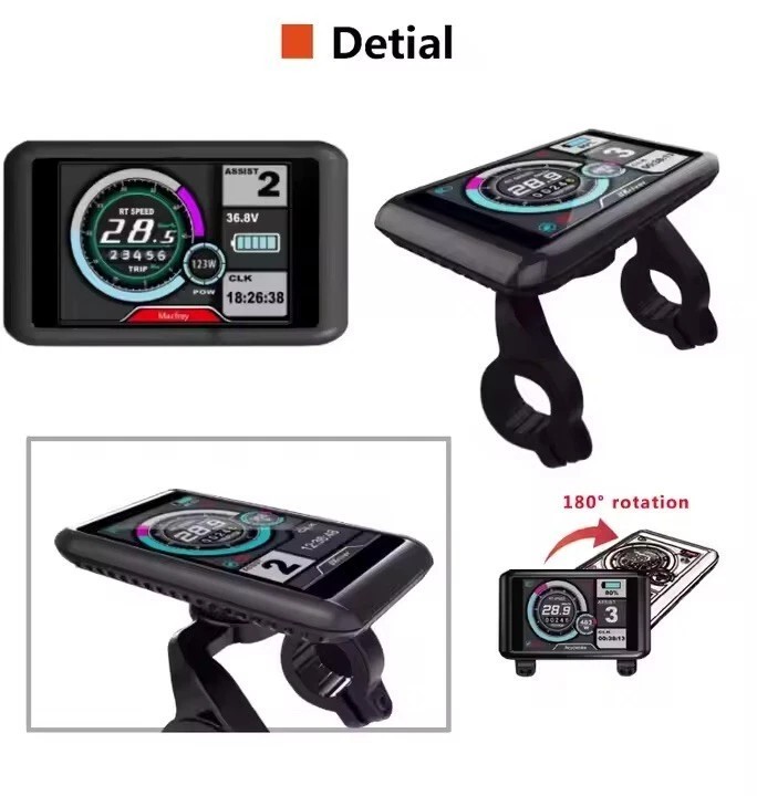 Sabvoton Controller 36V-72V 45A E-Bike Sine Wave Programmable with ukc1 display