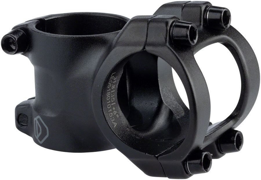 Dimension Trail Stem 35mm Clamp 31.8mm +/-6 Deg 1 1/8 in Blk Aluminum Mountain