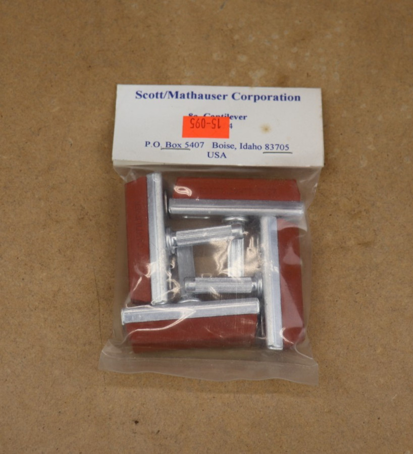 4 (2 PAIR) Vintage Scott Mathauser SBR CANTILEVER bicycle brake pads
