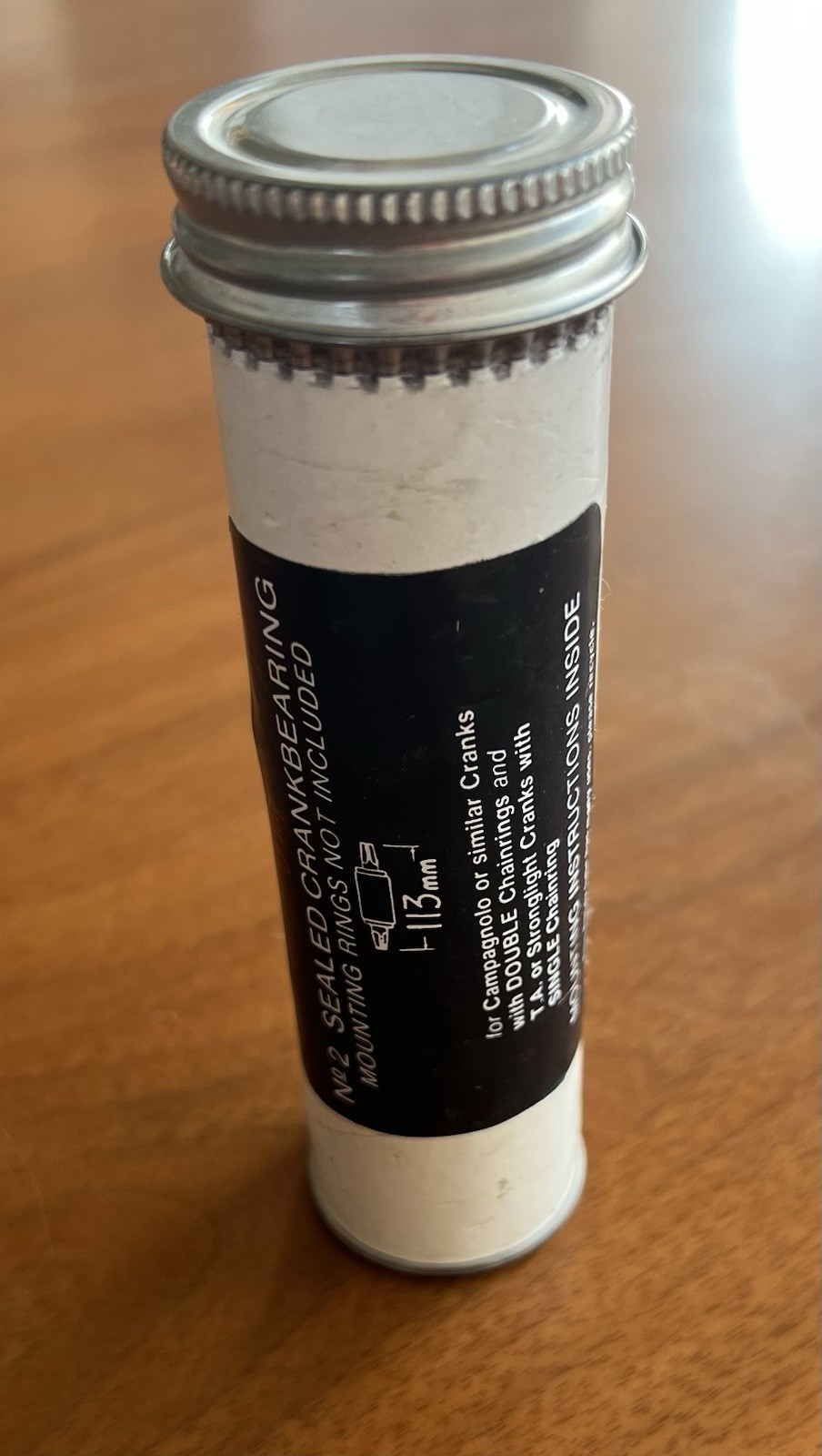 Vintage – Phil Wood 113mm Square ISO Tapered Bottom Bracket