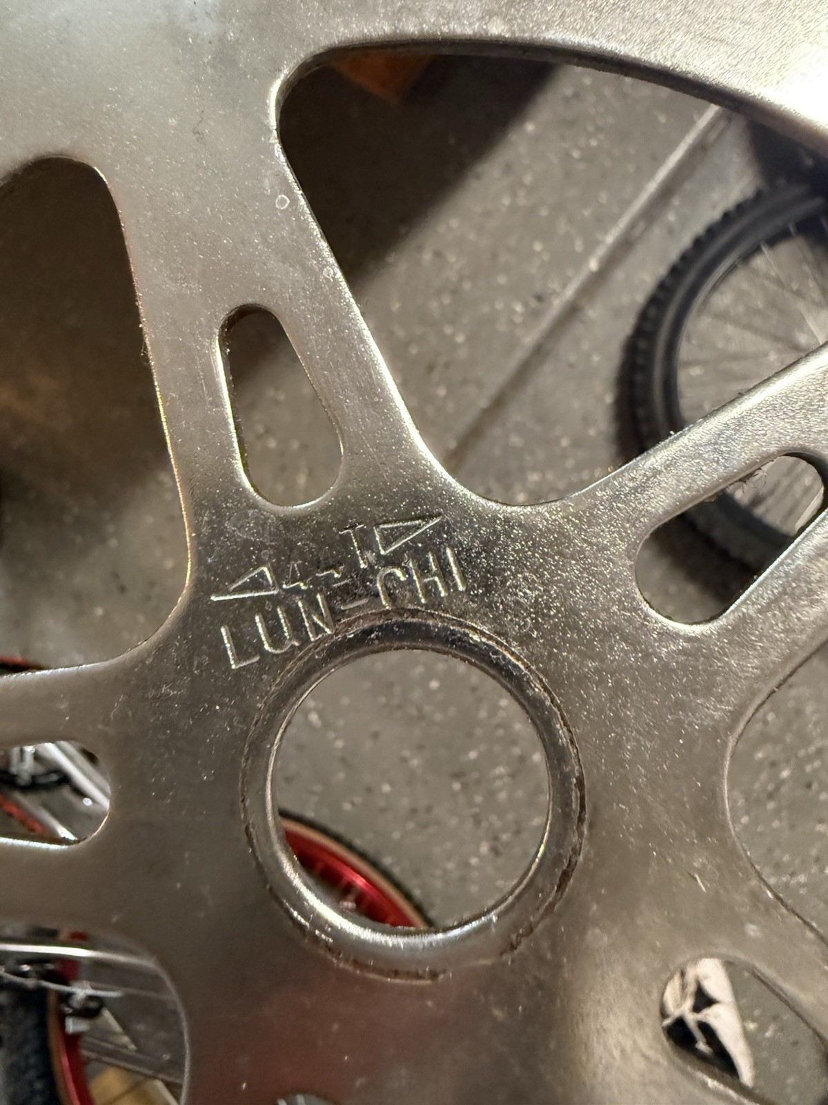 Lun chi 44T Silver Steel BMX Chainring Sprocket mongoose OG 1980s vintage