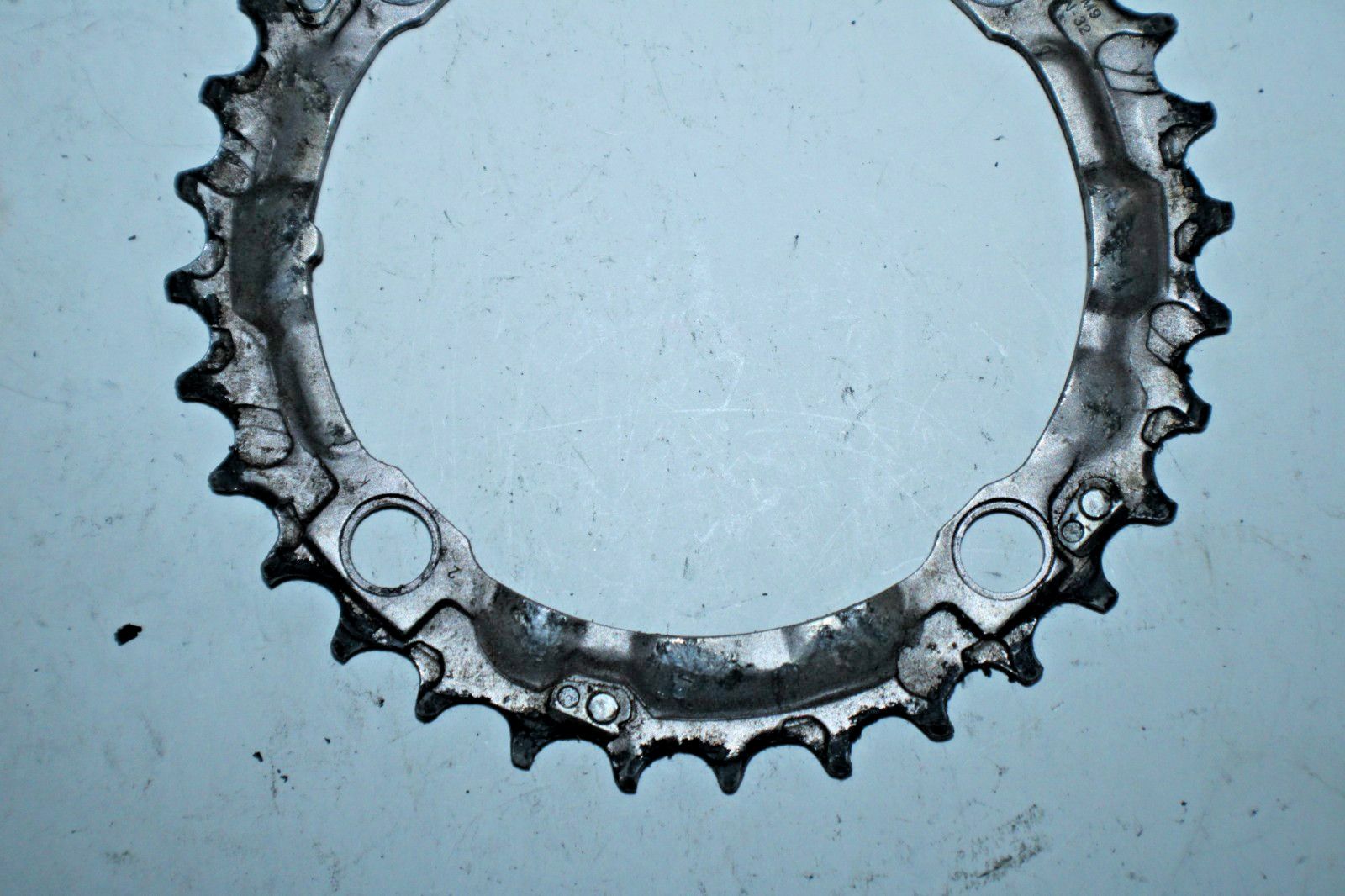 Shimano M-9N32 MTB Bike Chain Ring 4-Bolt 32Tooth 32T 104BCD Silver Gravel Road