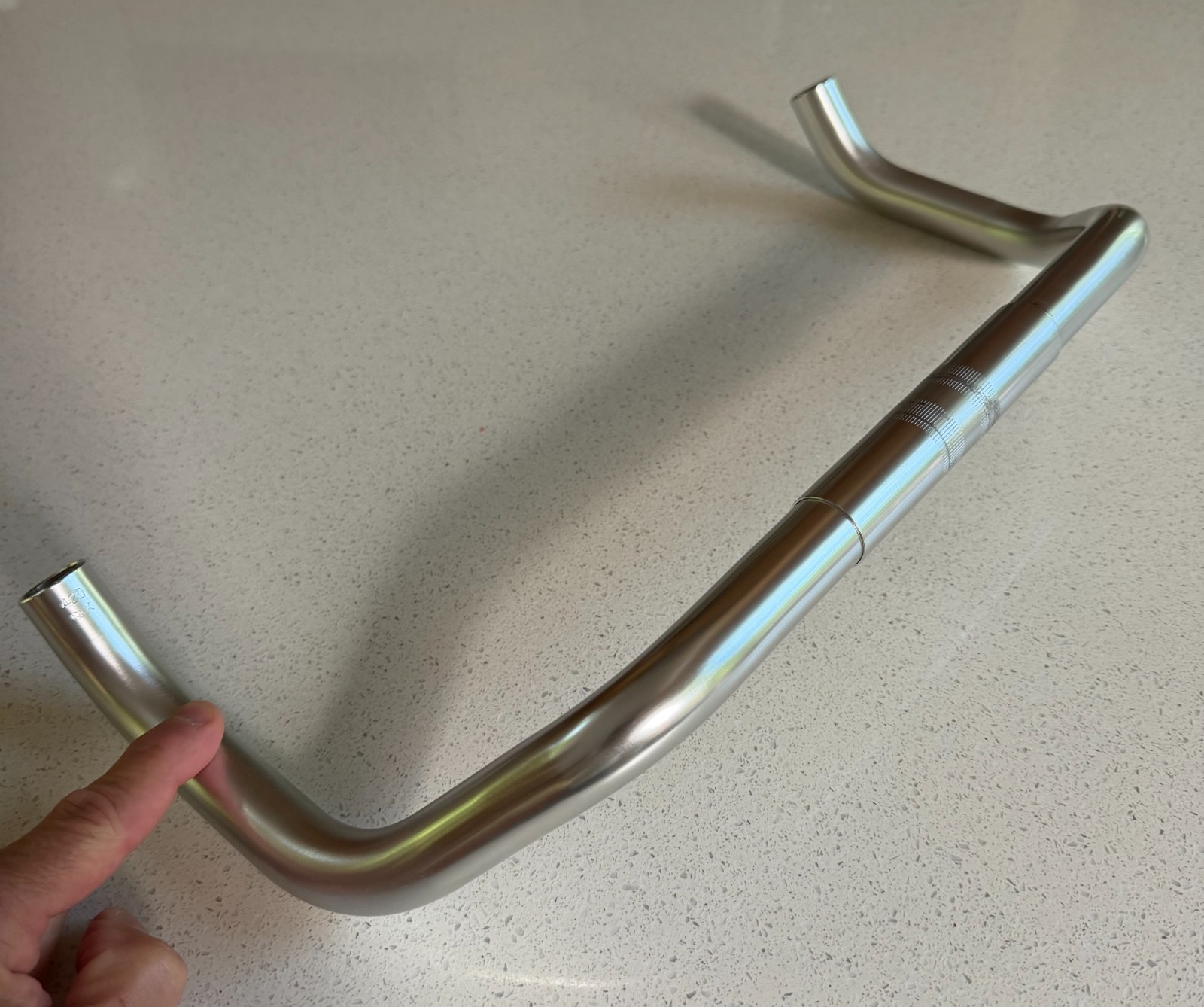 NITTO RB-019 Bullhorn Pursuit Fixie Handlebar Silver 42cm