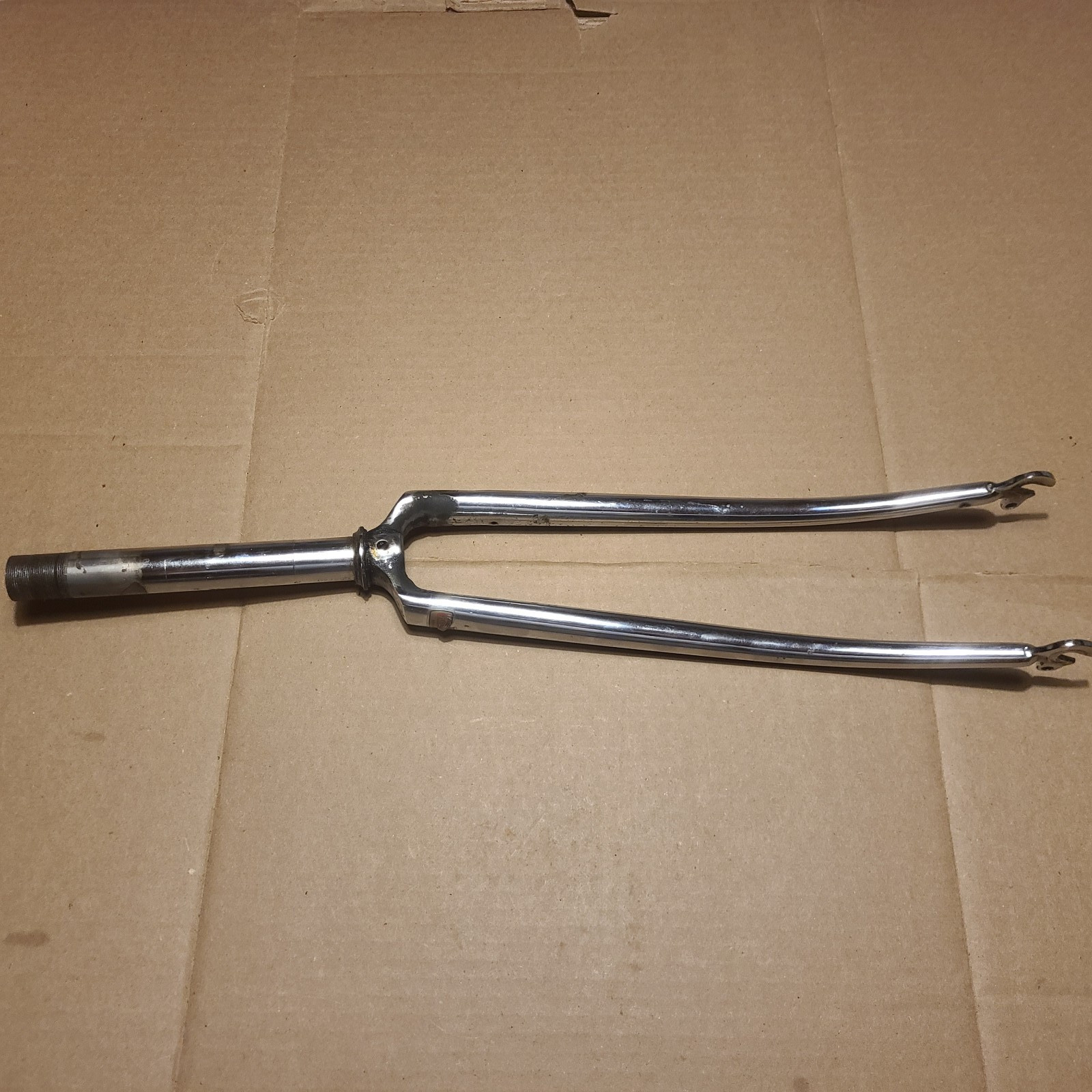 Vintage 1983 Motobecane Inexternal Chrome Fork 1″ Threaded Jubilee Sport – BENT