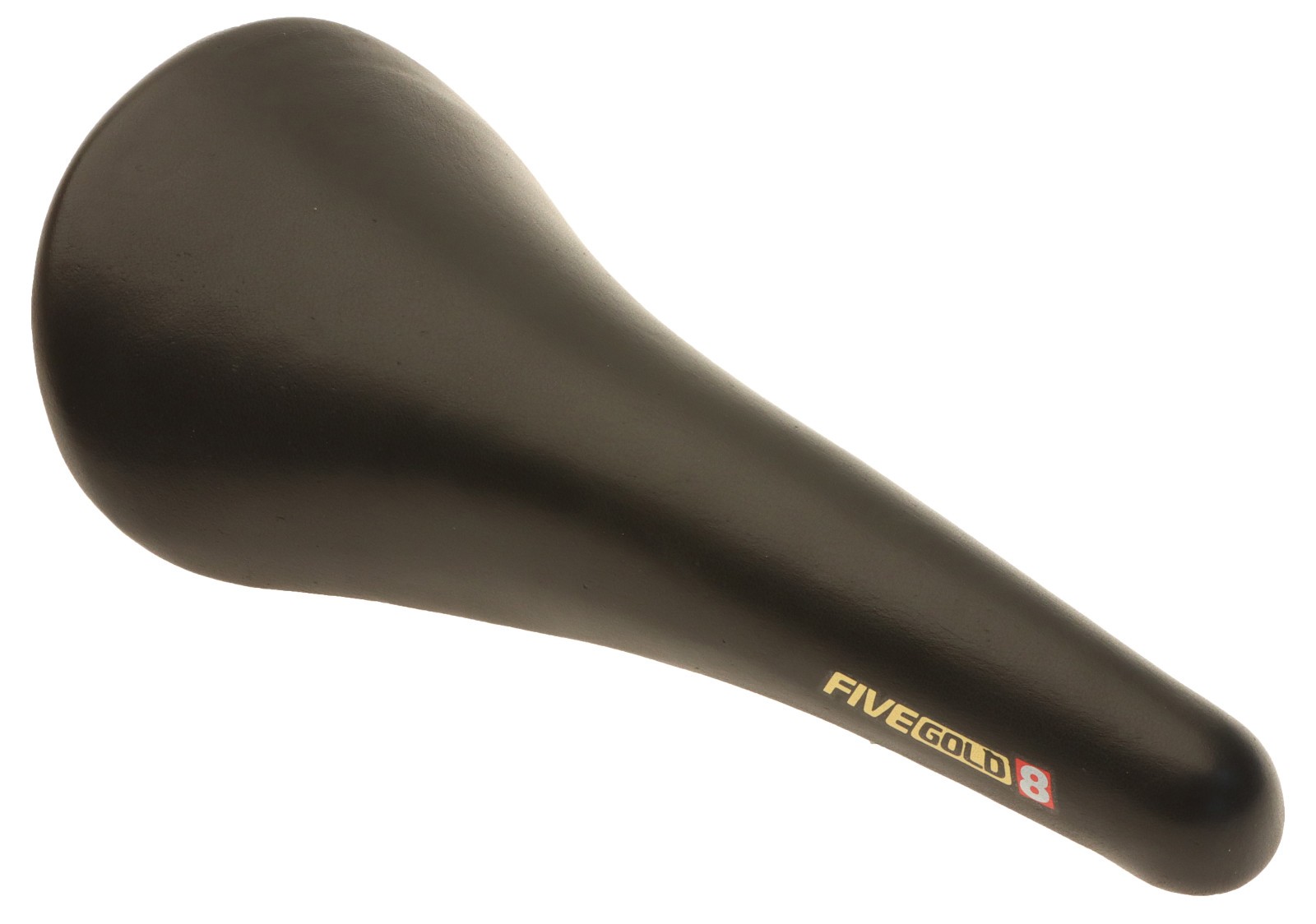 Kashimax Five Gold 8P Saddle NJS 30mm Rails Black Smooth Leather NEW NOS