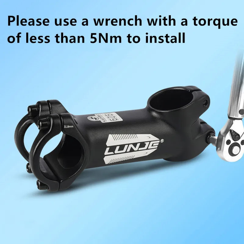 Ultralight Bike Stem 31.8mm MTB Road 10-35° Alloy Handlebar Stem 60-110mm