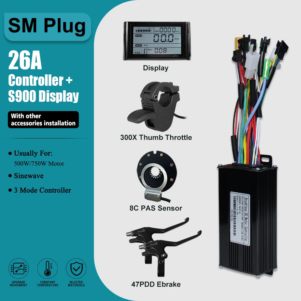 Three-Mode Controller Sine Wave with LCD Display and Learning Function 17-60A